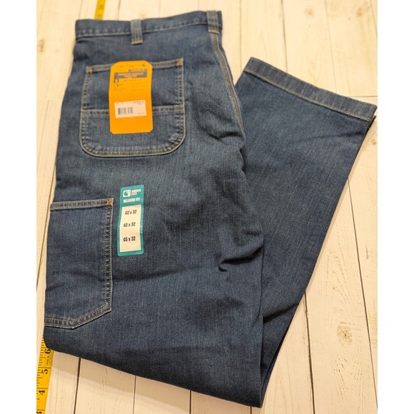 Carhartt Other - NWT Carhartt Rugged Flex Relaxed Fit Utility Jean Mens SZ 40X32 Med Wash Work